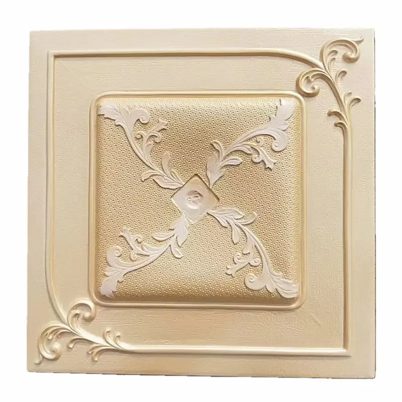 Elegant 3D wall panel made by Teko decorative gypsum plaster