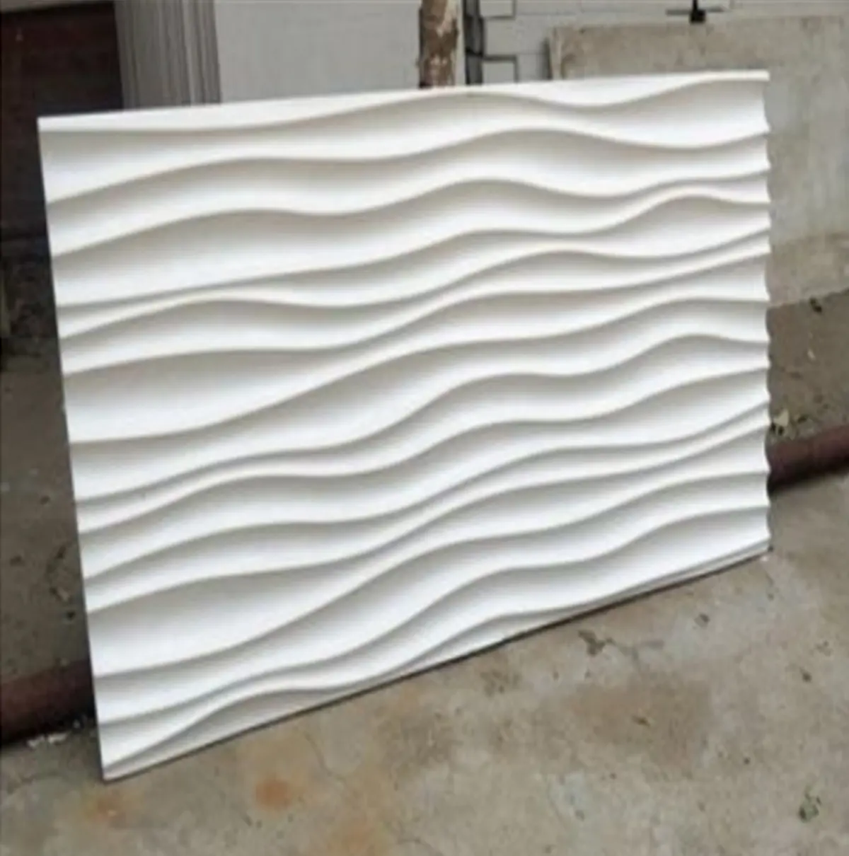 GRG plaster powder for 3D wave wall panels and decorative interior wall cladding - TEKO